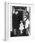 Kennedy Family Returns from Palm Beach, Florida on Feb. 4, 1961-null-Framed Photo