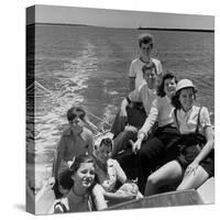 Kennedy Family: Robert, Joe Jr, Patricia, Eunice, Jean, Rose and Ted-Alfred Eisenstaedt-Stretched Canvas