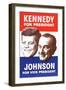 Kennedy for President; Johnson for Vice President-null-Framed Art Print