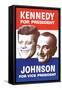 Kennedy for President; Johnson for Vice President-null-Framed Stretched Canvas