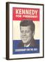 Kennedy for President Poster-null-Framed Art Print