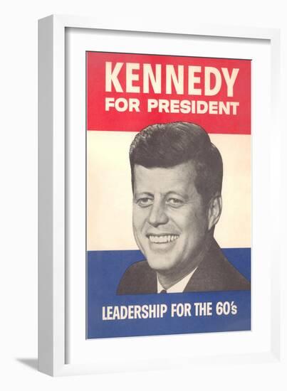 Kennedy for President Poster-null-Framed Art Print