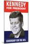Kennedy for President-null-Mounted Art Print