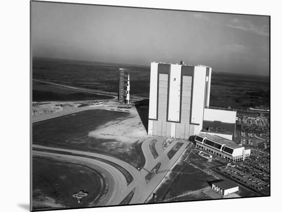 Kennedy Space Center and Apollo 10-null-Mounted Photographic Print