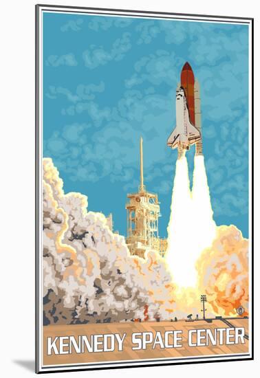Kennedy Space Center, Cape Canaveral, Florida-null-Mounted Poster