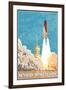 Kennedy Space Center, Cape Canaveral, Florida-Lantern Press-Framed Art Print