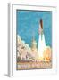 Kennedy Space Center, Cape Canaveral, Florida-Lantern Press-Framed Art Print