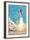 Kennedy Space Center, Cape Canaveral, Florida-Lantern Press-Framed Art Print