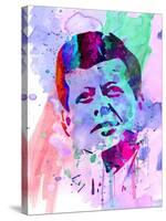 Kennedy Watercolor 2-Anna Malkin-Stretched Canvas