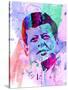 Kennedy Watercolor 2-Anna Malkin-Stretched Canvas