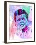 Kennedy Watercolor 2-Anna Malkin-Framed Art Print