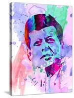 Kennedy Watercolor 2-Anna Malkin-Stretched Canvas