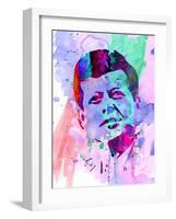 Kennedy Watercolor 2-Anna Malkin-Framed Art Print