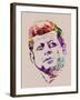 Kennedy Watercolor-Anna Malkin-Framed Art Print