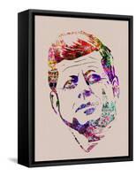 Kennedy Watercolor-Anna Malkin-Framed Stretched Canvas