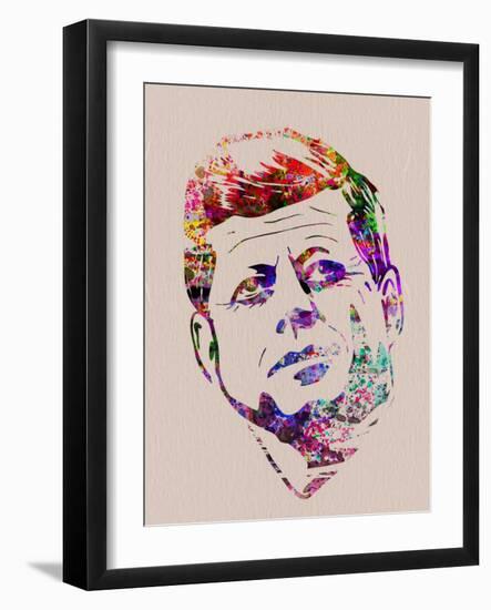 Kennedy Watercolor-Anna Malkin-Framed Art Print