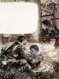 Only Two Survived the Massacre at New Brandenburg-Kenneth John Petts-Giclee Print