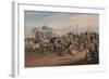 Kennington Gate, 1838 (Coloured Engraving)-James Pollard-Framed Giclee Print