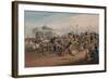 Kennington Gate, 1838 (Coloured Engraving)-James Pollard-Framed Giclee Print