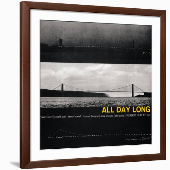 Kenny Burrell - All Day Long-null-Framed Art Print