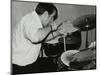 Kenny Clare Playing the Drums, London, 1978-Denis Williams-Mounted Photographic Print