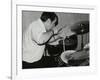 Kenny Clare Playing the Drums, London, 1978-Denis Williams-Framed Photographic Print