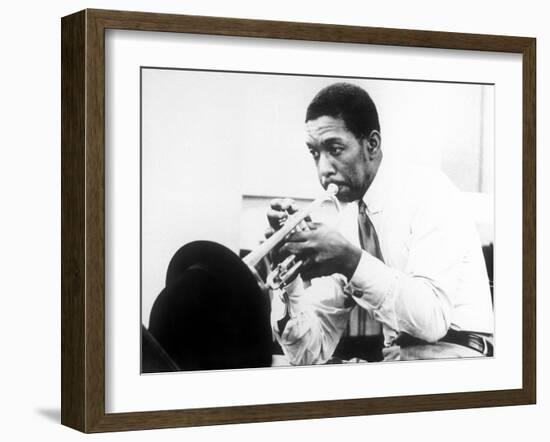 Kenny Dorham (Mckinley Howard Dorham, 1924-1972) American Jazz Trumpet Player C. 1960-null-Framed Photo