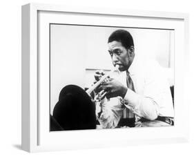 Kenny Dorham (Mckinley Howard Dorham, 1924-1972) American Jazz Trumpet Player C. 1960-null-Framed Photo