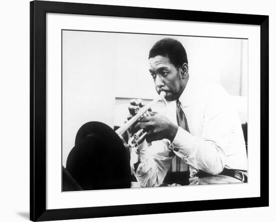 Kenny Dorham (Mckinley Howard Dorham, 1924-1972) American Jazz Trumpet Player C. 1960-null-Framed Photo