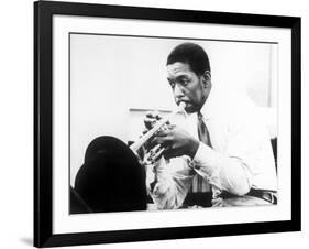 Kenny Dorham (Mckinley Howard Dorham, 1924-1972) American Jazz Trumpet Player C. 1960-null-Framed Photo