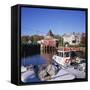 Kennybunkport, Maine, New England, USA-Roy Rainford-Framed Stretched Canvas