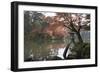 Kenrokuen Garden with Kotojitoro Lantern in Autumn-Stuart Black-Framed Photographic Print