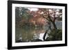 Kenrokuen Garden with Kotojitoro Lantern in Autumn-Stuart Black-Framed Photographic Print