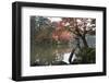 Kenrokuen Garden with Kotojitoro Lantern in Autumn-Stuart Black-Framed Premium Photographic Print