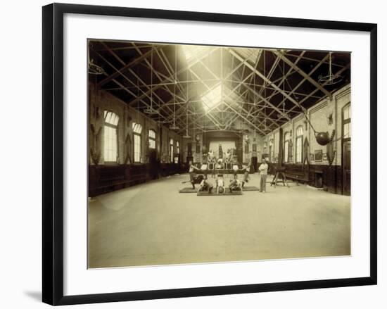 Kensington and Chelsea District School, Gymnasium-Peter Higginbotham-Framed Photographic Print