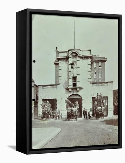 Kensington Fire Station, No 13 Old Court Place, Kensington and Chelsea, London, 1905-null-Framed Stretched Canvas