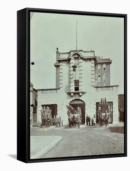 Kensington Fire Station, No 13 Old Court Place, Kensington and Chelsea, London, 1905-null-Framed Stretched Canvas