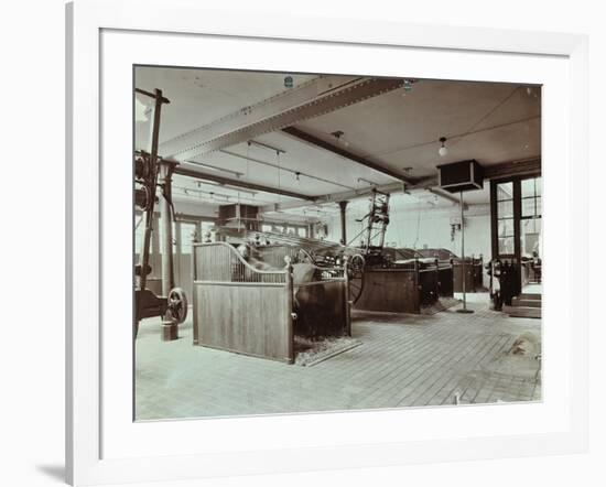 Kensington Fire Station, No 13 Old Court Place, Kensington, London, 1905-null-Framed Photographic Print