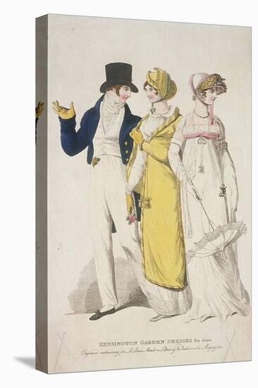 Kensington Garden Dresses for June, C1810-W Read-Stretched Canvas