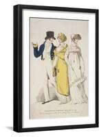 Kensington Garden Dresses for June, C1810-W Read-Framed Giclee Print