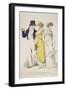 Kensington Garden Dresses for June, C1810-W Read-Framed Giclee Print