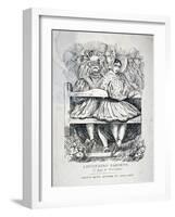 Kensington Gardens, a Hint to the Ladies, 1838-Charles Dickens-Framed Giclee Print