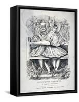 Kensington Gardens, a Hint to the Ladies, 1838-Charles Dickens-Framed Stretched Canvas