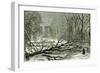 Kensington Gardens London 1887 Trees Blown in Broad Walk-null-Framed Giclee Print