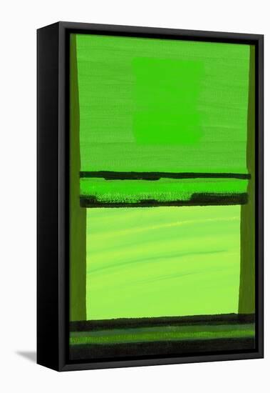 Kensington Gardens Series: Green on Green-Izabella Godlewska de Aranda-Framed Stretched Canvas