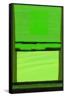 Kensington Gardens Series: Green on Green-Izabella Godlewska de Aranda-Framed Stretched Canvas