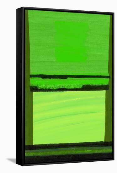 Kensington Gardens Series: Green on Green-Izabella Godlewska de Aranda-Framed Stretched Canvas