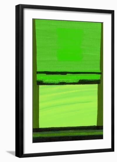 Kensington Gardens Series: Green on Green-Izabella Godlewska de Aranda-Framed Giclee Print