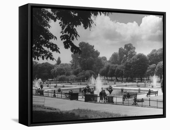 Kensington Gardens-null-Framed Stretched Canvas