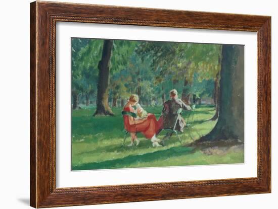 Kensington Gardens-Therese Lessore-Framed Giclee Print